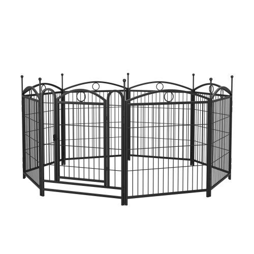 32 Inch 8 Panel Metal Dog Fence Pet Outdoor Playpen 32 Inch 8 Panel Metal Dog Fence Pet Outdoor Playpen