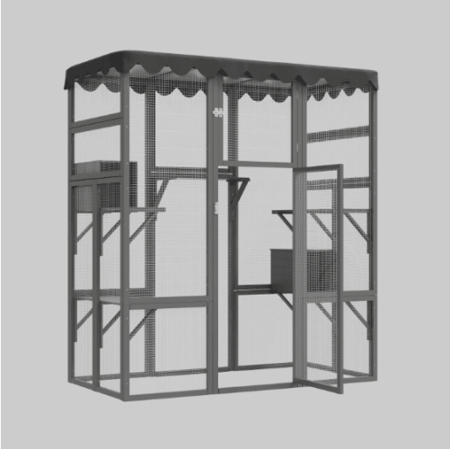 Wooden Wildcat Shelter Enclosure Wooden Wildcat Shelter Enclosure