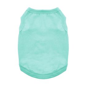 Cotton Dog Tank (Color: Teal, size: 3X-Large)